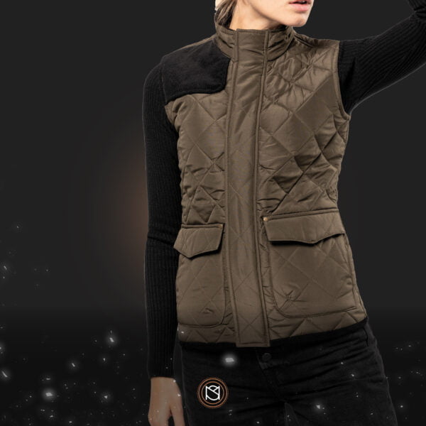 bodywarmer-femme-vert